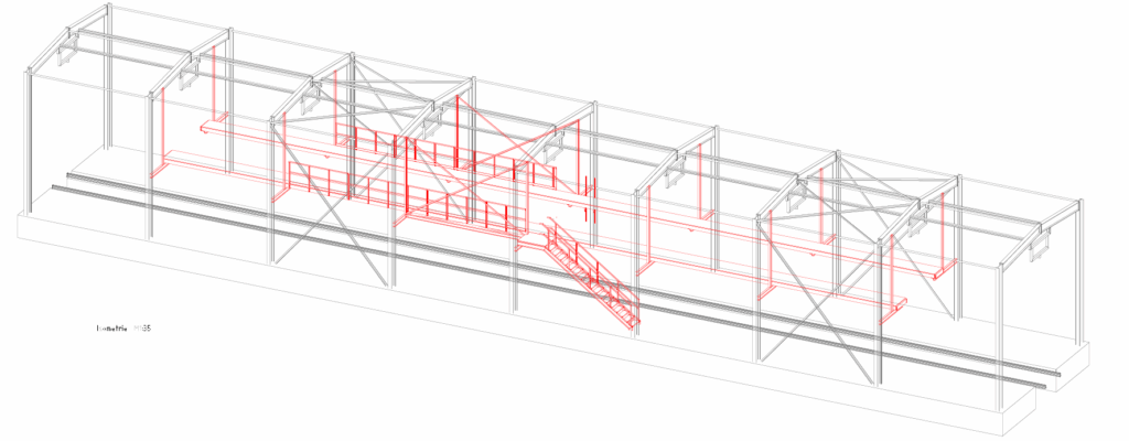 Planung und statische Dimensionierung einer Dacharbeitsbühne